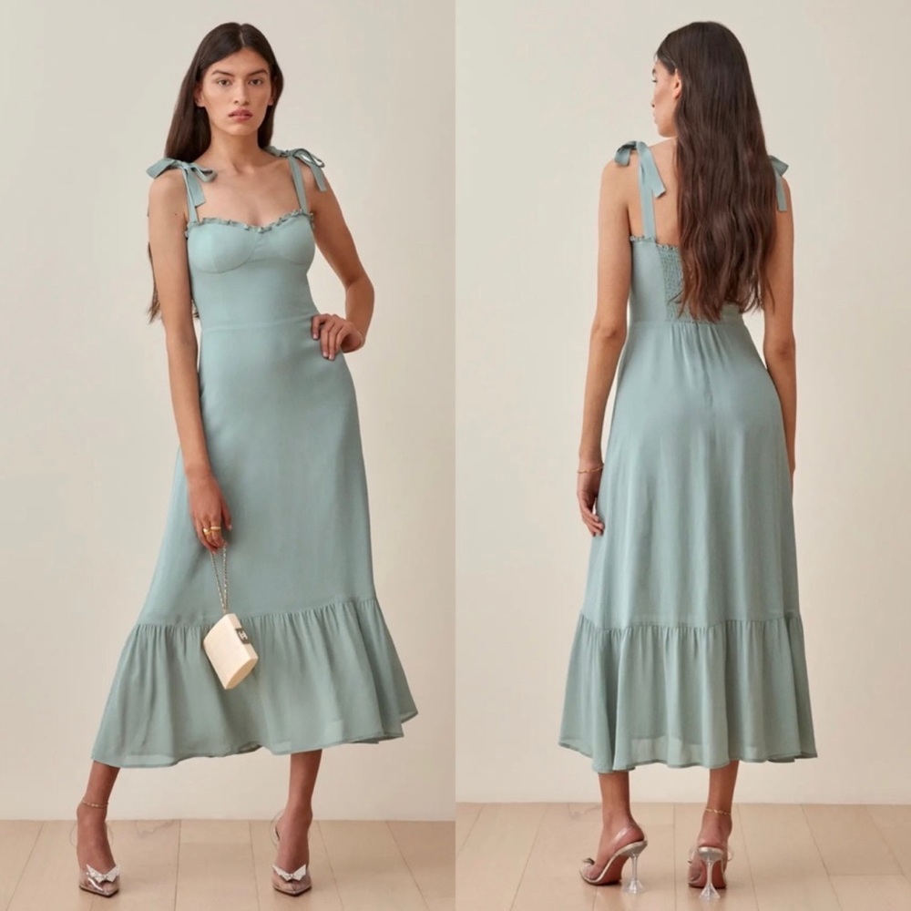 Reformation Nikita Midi Dress in Cadon